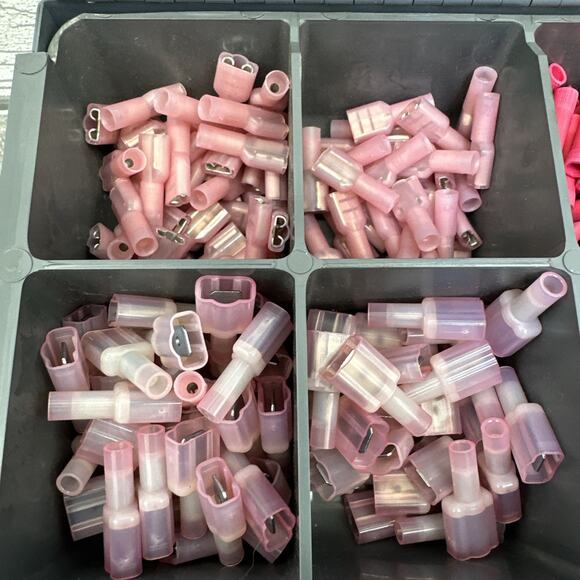 Large assorted terminal set crap style. Quick disconnect. {I} - Picture 2 of 16